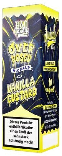 Bad Candy Vanilla Custard Nikotinsalzliquid Overdosed 10mg