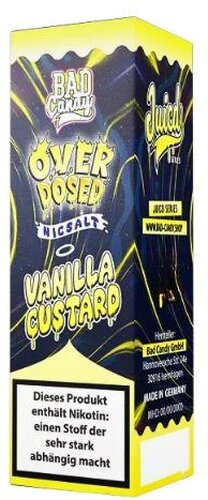 Bad Candy Vanilla Custard Nikotinsalzliquid Overdosed 20mg