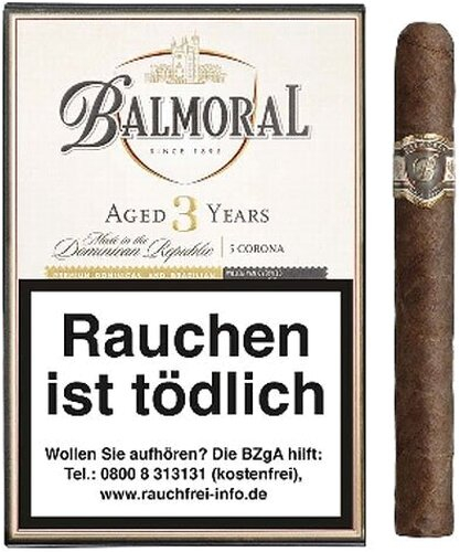 Balmoral Aged 3 Years Corona 5er Balmoral Aged 3 Years Corona 5er