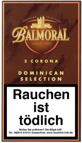 Balmoral Dominican Selection Corona Zigarren 5er