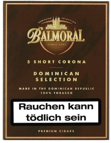 Balmoral Dominican Selection Short Corona 5er Balmoral Dominican Selection Short Corona 5er