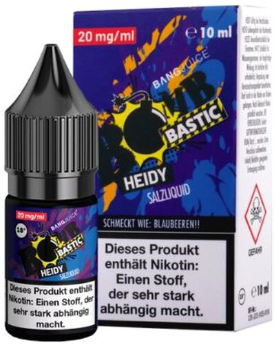 Bang Juice BOMB BASTIC HEIDY 20mg Nikotin Salz Liquid