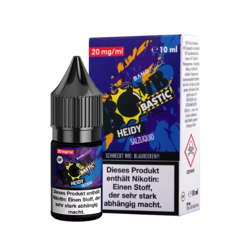 Bang Juice BOMB BASTIC HEIDY 20mg Nikotin Salz Liquid Bang Juice BOMB BASTIC HEIDY 20mg Nikotin Salz Liquid