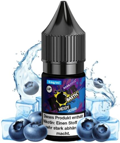 Bang Juice BOMB BASTIC HEIDY 5mg Nikotin Salz Liquid Bang Juice BOMB BASTIC HEIDY 5mg Nikotin Salz Liquid