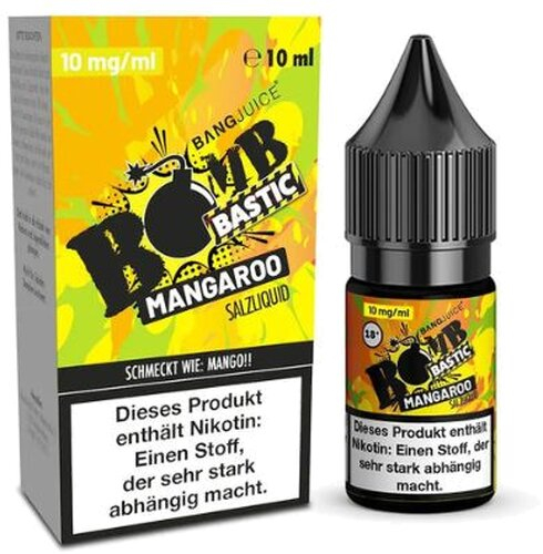Bang Juice BOMB BASTIC MANGAROO 10mg Nikotin Salz Liquid