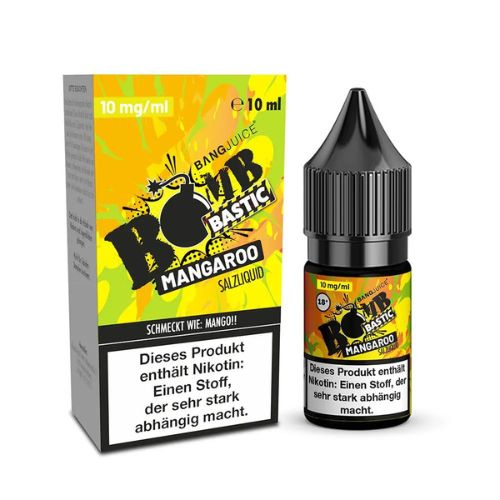 Bang Juice BOMB BASTIC MANGAROO 10mg Nikotin Salz Liquid Bang Juice BOMB BASTIC MANGAROO 10mg Nikotin Salz Liquid