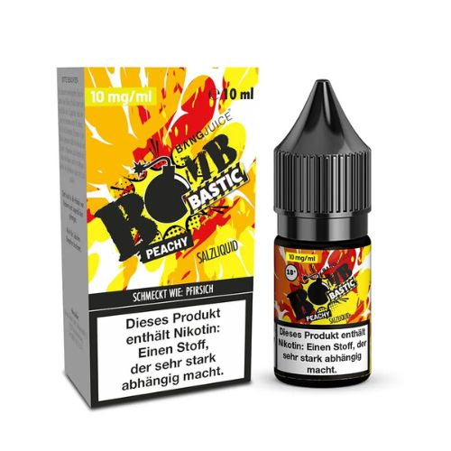 Bang Juice BOMB BASTIC PEACHY 10mg Nikotin Salz Liquid Bang Juice BOMB BASTIC PEACHY 10mg Nikotin Salz Liquid