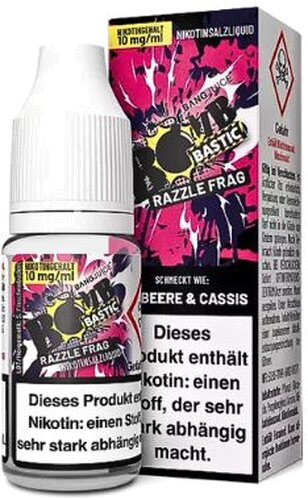 Bang Juice Bomb Bastic Razzle Frag Nikotinsalzliquid 10mg Bang Juice Bomb Bastic Razzle Frag Nikotinsalzliquid 10mg