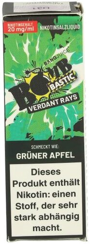 Bang Juice Bomb Bastic Verdant Rays Nikotinsalzliquid 20mg Bang Juice Bomb Bastic Verdant Rays Nikotinsalzliquid 20mg