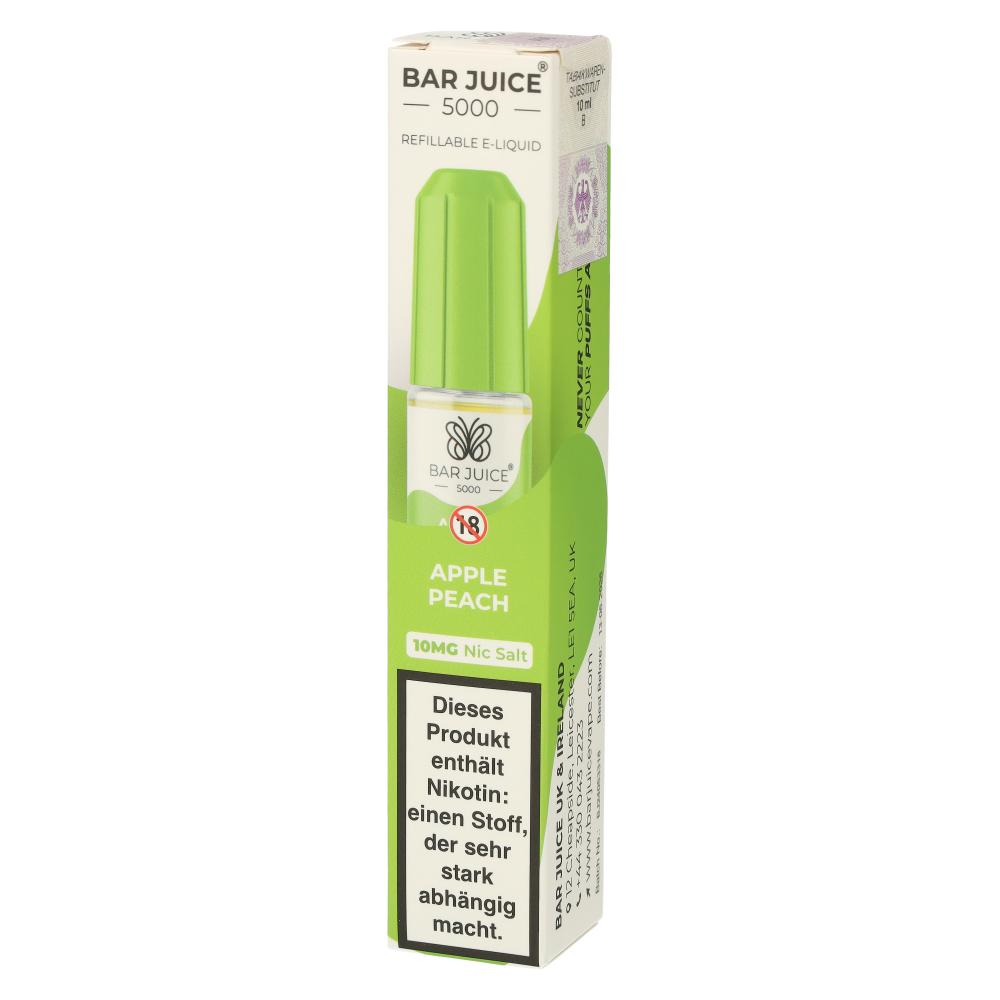 Bar Juice 5000 Nic Salt Liquid Apple Peach 10mg Bar Juice 5000 Nic Salt Liquid Apple Peach 10mg