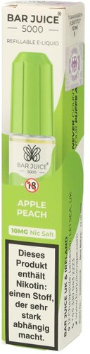 Bar Juice 5000 Nic Salt Liquid Apple Peach 10mg