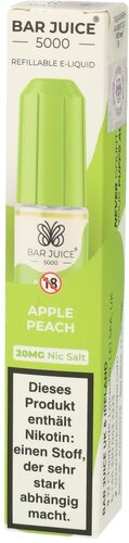Bar Juice 5000 Nic Salt Liquid Apple Peach 20mg