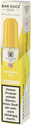 Bar Juice 5000 Nic Salt Liquid Banana Ice 20mg