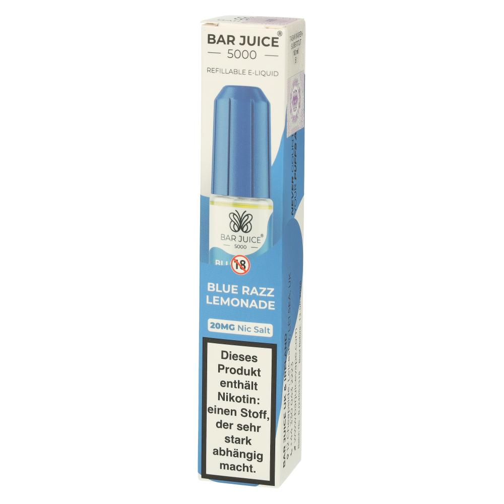 Bar Juice 5000 Nic Salt Liquid Blue Razz Lemonade 20mg Bar Juice 5000 Nic Salt Liquid Blue Razz Lemonade 20mg