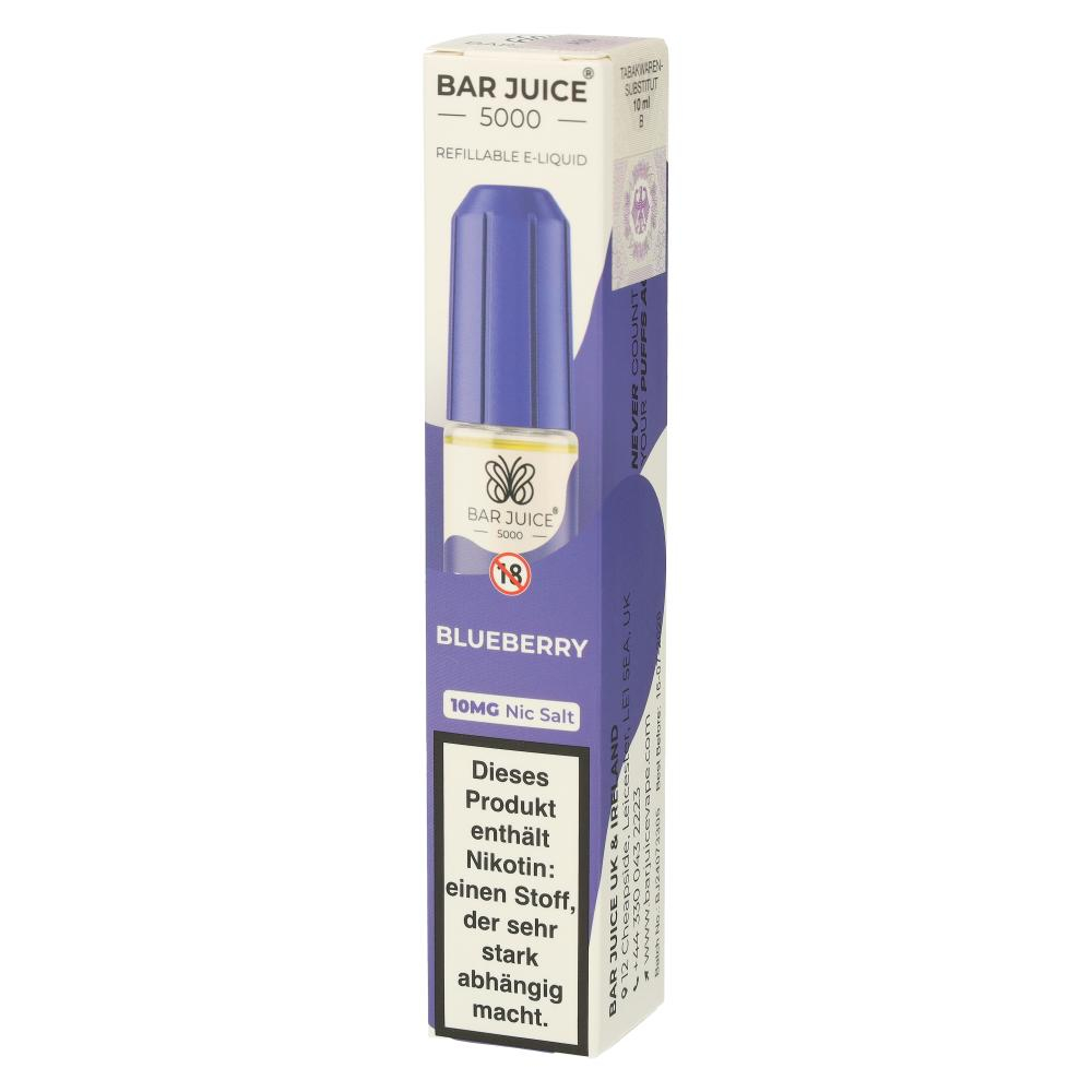 Bar Juice 5000 Nic Salt Liquid Blueberry 10mg Bar Juice 5000 Nic Salt Liquid Blueberry 10mg