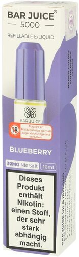 Bar Juice 5000 Nic Salt Liquid Blueberry 20mg