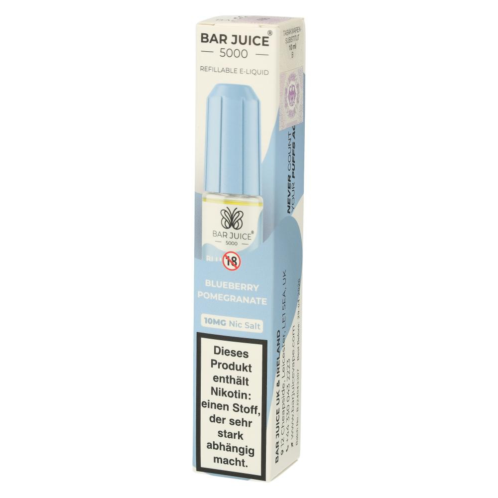 Bar Juice 5000 Nic Salt Liquid Blueberry Pomegranate 10mg Bar Juice 5000 Nic Salt Liquid Blueberry Pomegranate 10mg