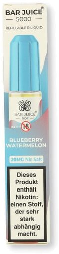 Bar Juice 5000 Nic Salt Liquid Blueberry Watermelon 20mg