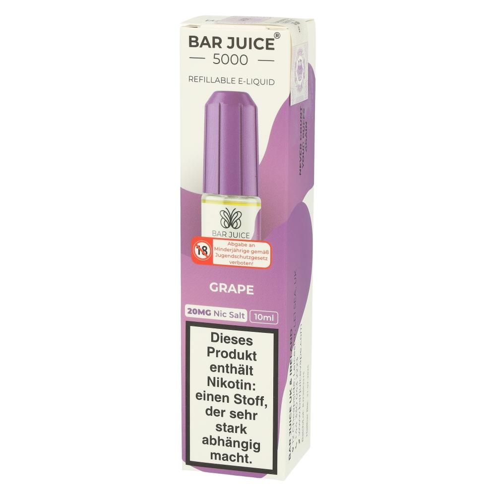 Bar Juice 5000 Nic Salt Liquid Grape 20mg Bar Juice 5000 Nic Salt Liquid Grape 20mg
