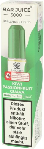 Bar Juice 5000 Nic Salt Liquid Kiwi Passionfruit Guava 20mg