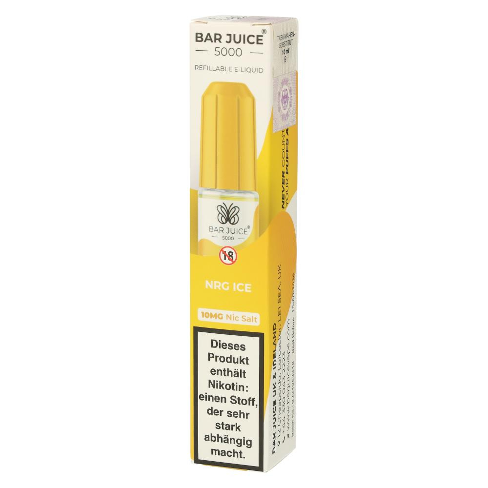 Bar Juice 5000 Nic Salt Liquid NRG Ice 10mg Bar Juice 5000 Nic Salt Liquid NRG Ice 10mg
