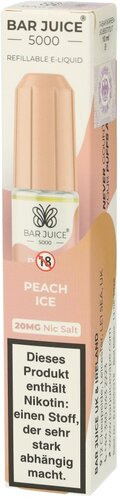 Bar Juice 5000 Nic Salt Liquid Peach Ice 20mg Bar Juice 5000 Nic Salt Liquid Peach Ice 20mg