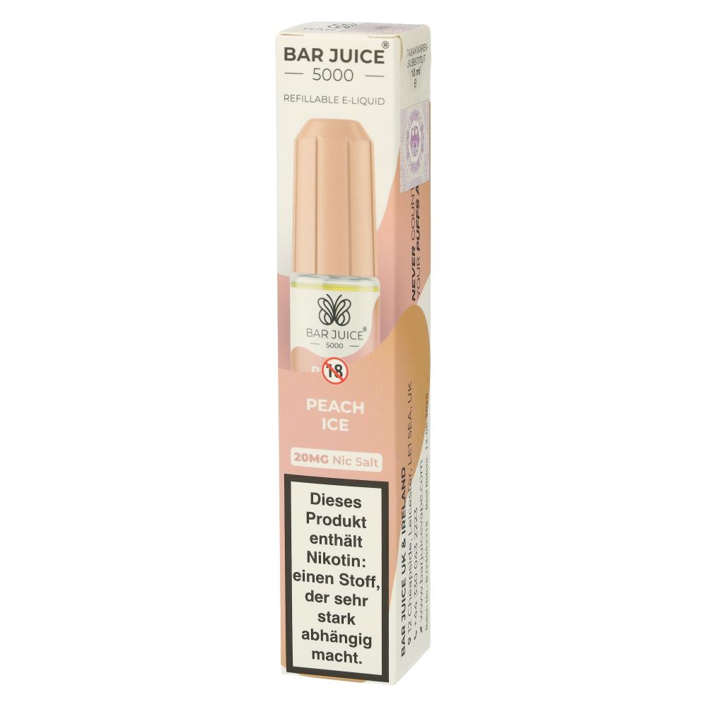 Bar Juice 5000 Nic Salt Liquid Peach Ice 20mg