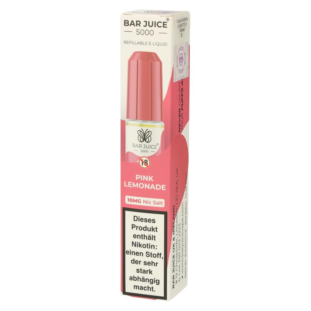 Bar Juice 5000 Nic Salt Liquid Pink Lemonade 10mg Bar Juice 5000 Nic Salt Liquid Pink Lemonade 10mg