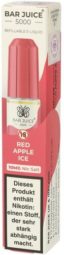 Bar Juice 5000 Nic Salt Liquid Red Apple Ice 10mg