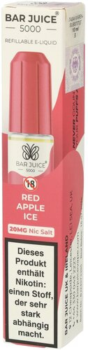 Bar Juice 5000 Nic Salt Liquid Red Apple Ice 20mg