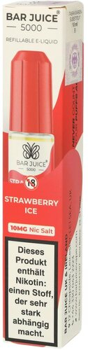 Bar Juice 5000 Nic Salt Liquid Strawberry Ice 10mg
