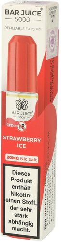 Bar Juice 5000 Nic Salt Liquid Strawberry Ice 20mg