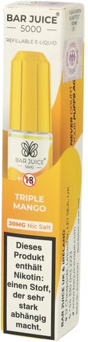 Bar Juice 5000 Nic Salt Liquid Triple Mango 20mg
