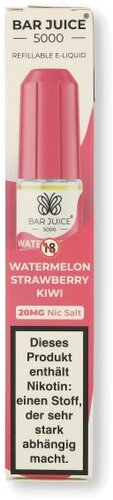 Bar Juice 5000 Nic Salt Liquid Watermelon Strawberry Kiwi 20mg Bar Juice 5000 Nic Salt Liquid Watermelon Strawberry Kiwi 20mg