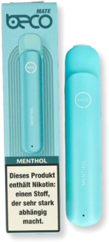 Beco Mate Einweg E-Zigarette Menthol 20mg Beco Mate Einweg E-Zigarette Menthol 20mg