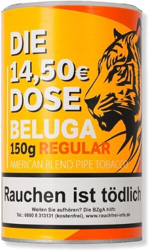 Beluga Regular Pfeifentabak 150g Dose Beluga Regular Pfeifentabak 150g Dose