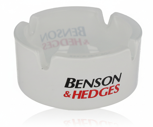 Benson & Hedges Glasaschenbecher Weiß 