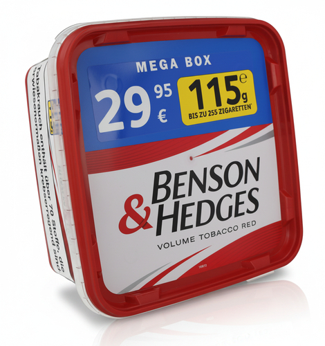 Benson & Hedges Rot Volumentabak 115g Eimer