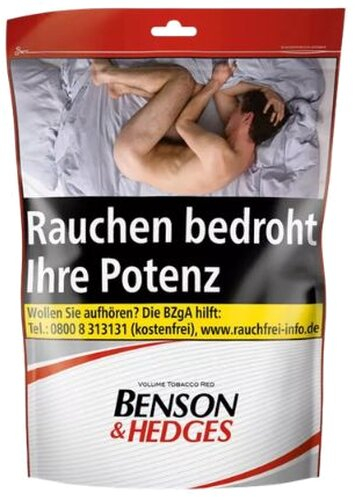 Benson & Hedges Rot Volumentabak 160g Beutel