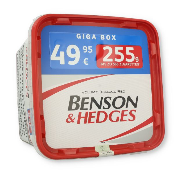 Benson & Hedges Rot Volumentabak 255g Eimer