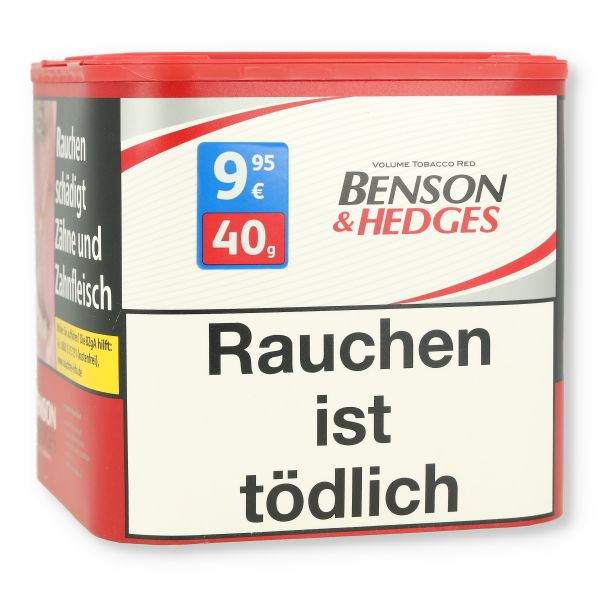 Benson & Hedges Rot Volumentabak 40g Dose