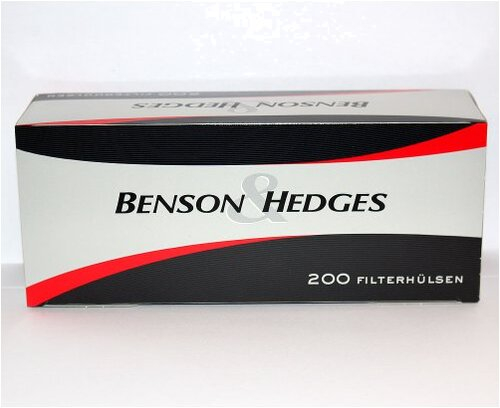 Benson & Hedges Zigarettenhülsen 200 Stück