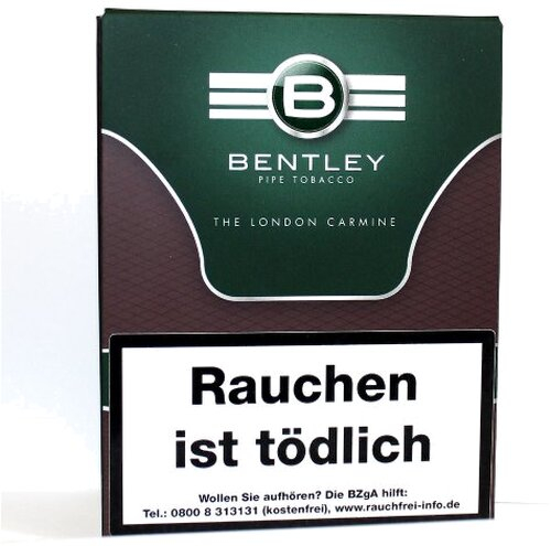 Bentley The London Carmine Pfeifentabak 50g Päckchen Bentley The London Carmine Pfeifentabak 50g Päckchen