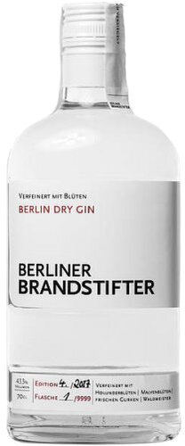 Berliner Brandstifter Gin 43,3% Alkohol, 0,7L Berliner Brandstifter Gin 43,3% Alkohol, 0,7L