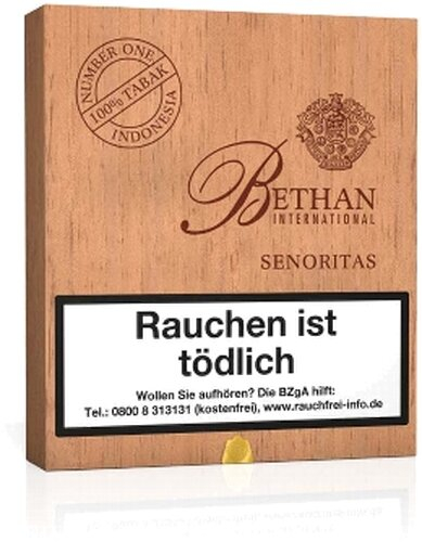 Bethan No 1 Senoritas Indonesia Sumatra 20 Stück