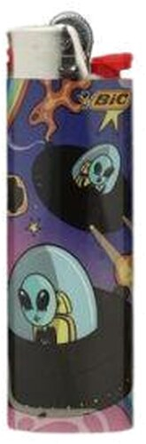 BIC Feuerzeug Aliens greifen an Maxi Fantasy Cartoon 4v8 BIC Feuerzeug Aliens greifen an Maxi Fantasy Cartoon 4v8