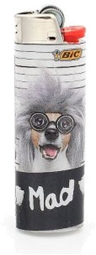 BIC Feuerzeug Gangster Dog MAD