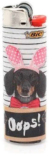 BIC Feuerzeug Gangster Dog OOPS!