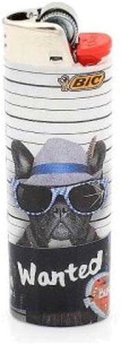 BIC Feuerzeug Gangster Dog WANTED