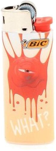 BIC Feuerzeug Mini Sticky Monster WHAT? BIC Feuerzeug Mini Sticky Monster WHAT?